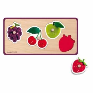 Janod Puzzle à Encastrer: Quadrifruits Fleurus 4 Pièces 1 Janod Puzzle à Encastrer: Quadrifruits Fleurus 4 Pièces