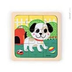 Janod Puzzle Chien Titus 9 Pièces