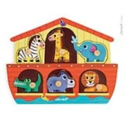 Janod Puzzle à Encastrer: Arche De Noé