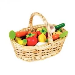 Janod J05620 - Panier De 24 Fruits Et Légumes