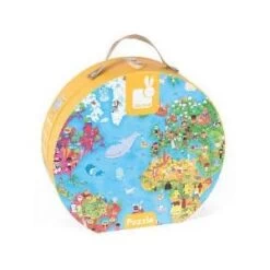 Janod Puzzle Géant Carte Du Monde (300 Pièces)