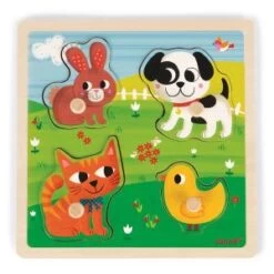 Janod Puzzle Tactile Mes Premiers Animaux