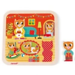 Janod Encastrement Chunky : Le Salon (5 Pièces)