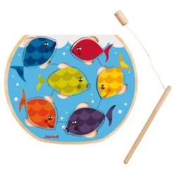 Janod Puzzle En Bois 2 En 1 Speedy Fish