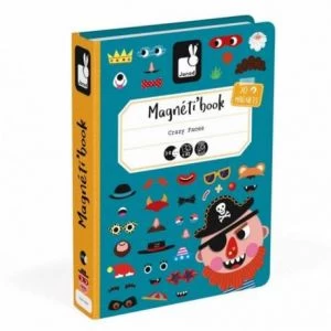 Janod Magnetibook Crazy Face (J02716) 1 Janod Magnetibook Crazy Face (J02716)