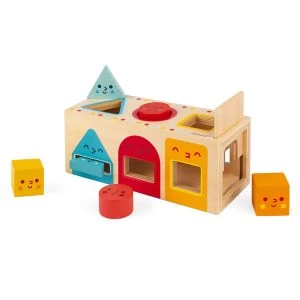 Janod Jeu D'éveil Boîte à Formes Géométriques 1 Janod Jeu D'éveil Boîte à Formes Géométriques