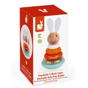 Janod Jeu D'éveil Empilable Culbuto Lapin 1 Janod Jeu D'éveil Empilable Culbuto Lapin