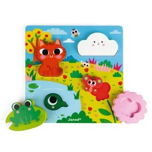 Janod Puzzle Cache-cache Nature 1 Janod Puzzle Cache-cache Nature