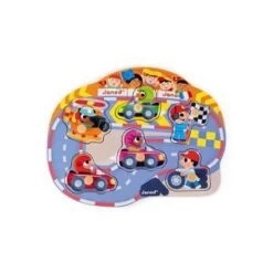 Janod Puzzle Happy Racing 6 Pièces