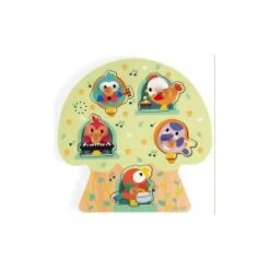 Janod Puzzle Musical Les Oiseaux En Fête