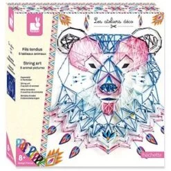 Janod Fils Tendus Animaux Bleu