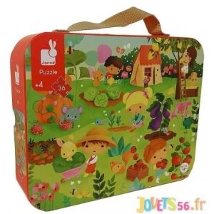 Janod Puzzle 36 Pièces - Potager 1 Janod Puzzle 36 Pièces - Potager