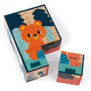Janod Puzzle Enfant Cubes En Bois Animaux - Jouet D'Eveil Et Premier Age - Jeu Educatif - Apprentissage Observation Et Coordination - Partenariat WWF- Certifié FSC - Dès 1 An, J08622 1 Janod Puzzle Enfant Cubes En Bois Animaux - Jouet D'Eveil Et Premier Age - Jeu Educatif - Apprentissage Observation Et Coordination - Partenariat WWF- Certifié FSC - Dès 1 An, J08622