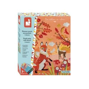 Janod Kit Créatif - Peinture Nacrée Avec Pochoir 4 Saisons - Les Ateliers Du Calme - Dès 7 Ans 1 Janod Kit Créatif - Peinture Nacrée Avec Pochoir 4 Saisons - Les Ateliers Du Calme - Dès 7 Ans