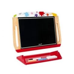 Janod Ardoise Splash à Poser Sur La Table - Ardoise Enfant En Bois - Dès 3 Ans