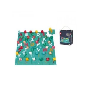 Janod Kubix 40 Cubes + Puzzle Lettres / Chiffres 1 Janod Kubix 40 Cubes + Puzzle Lettres / Chiffres
