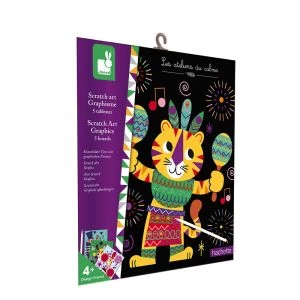 Janod Kit Créatif Scratch Art - Graphisme