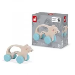 Janod Jeu En Bois Ours Polaire à Promener