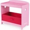 Janod Table A Langer Rose En Bois Mademoiselle Avec Tiroir Et Matelas Accessoire Poupee - Mobilier