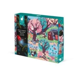 Janod Puzzle Magique La Forêt 24 Pièces - Puzzle Enfant - Dès 3 Ans