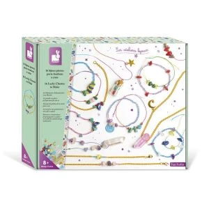 Janod Coffret 16 Bijoux Pierres Porte-Bonheur à Créer - 3 Colliers Et 13 Bracelets - Les Ateliers Bijoux - Kit Loisir Créatif Enfant - Dextérité Et Concentration - Dès 8 Ans, J07938 1 Janod Coffret 16 Bijoux Pierres Porte-Bonheur à Créer - 3 Colliers Et 13 Bracelets - Les Ateliers Bijoux - Kit Loisir Créatif Enfant - Dextérité Et Concentration - Dès 8 Ans, J07938