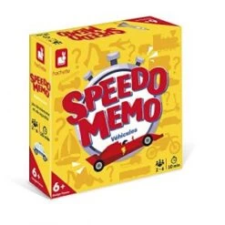 Janod Jeux De Société Enfant - Jeu De Rapidité Et De Mémoire - Speedo Mémo Véhicules - Jeu Sur Les Différents Types De Véhicul