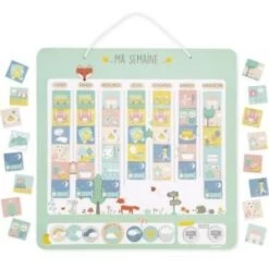 Janod Mon Semainier Magnétique