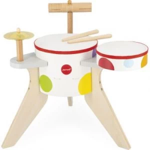 Janod Batterie En Bois Confetti 1 Janod Batterie En Bois Confetti