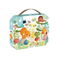 Janod Puzzle Carton - Puzzle Les Compagnons Du Jardin - 20 Pièces - Développe La Patience - Puzzle Carton Et Emballage Fsctm
