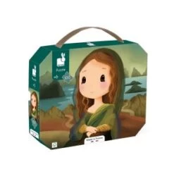 Janod Puzzle Carton - Puzzle Inspired By Leonardo Da Vinci - 100 Pcs - Développe La Patience - Puzzle Carton Et Emballage Fsc