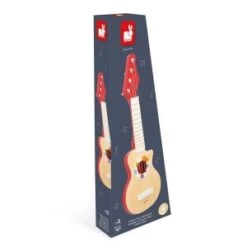 Janod Gamme Confetti - Guitare Au Look Rock - Jouet D'Imitation Musicale - Eveil Musical - Jouet En Bois - Dès 3 Ans
